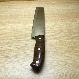 dao thái thịt cán nâu dài 33cm
