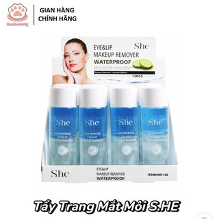 [ S.HE ] Nước Tẩy Trang S.HE WATERPROOF EYE & LIP MAKEUP REMOVER Mỹ Phẩm Cosmetic