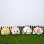 MECOVED Hamster Đồ chơi mô hình, Búp bê mèo con Mèo con Đồ trang trí động vật, Sáng tạo Mini Hoạt hình Kawaii Chim cánh cụt Seal Doll Trang trí máy tính để bàn