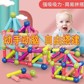 Ghép Hình Nam Châm 64 Chi Tiết Đồ Chơi Thông Minh Cho Bé