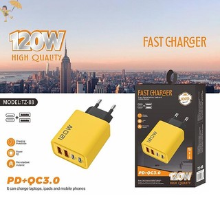 [GOU] Bộ sạc nhanh Type C 120W Sạc nhanh 3.0 Bộ sạc USB cho điện thoại PD Bộ sạc USB VN