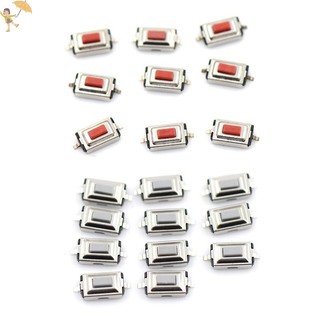 [GOU] 20 cái / bộ 3 * 6 * 2.5mm Nút nhấn xúc giác Tact Micro 2-Pin VN