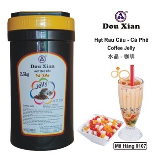 Hạt rau câu Douxian hương trái cây hộp 2.5kg (nhiều vị)