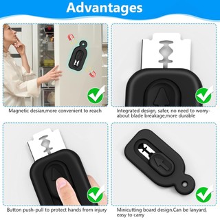 Bánh mì Lame Dough Scoring Slashing Tools Baking Sourdough Bread Knife Bánh mì cắt có thể thu vào với 5 máy cắt có thể thay thế antirtvn