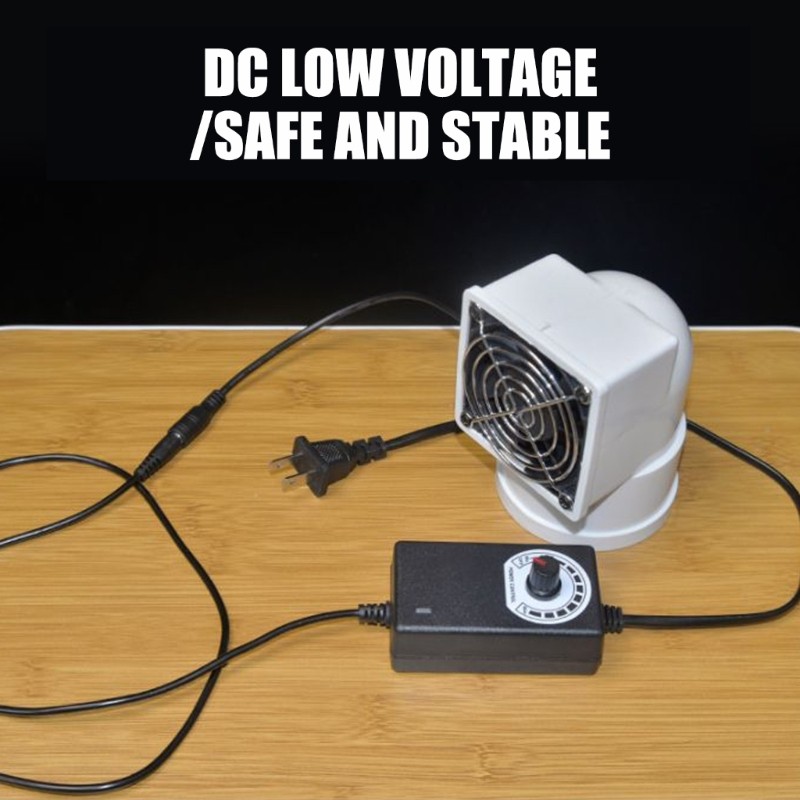 Quạt ống 12V hiệu quả năng lượng mặt trăng 50mm 63mm 75mm cho tủ quần áo Tủ giày Xưởng thông hơi Hoạt động liên tục Thông gió