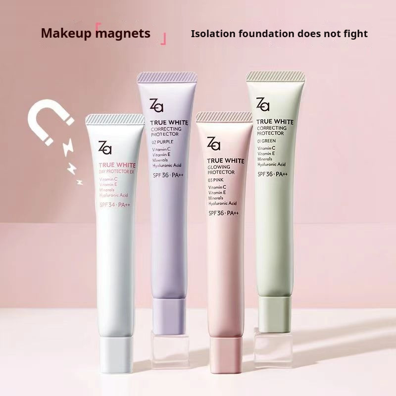 Kem lót trang điểm Za Isolation Cream Za / Lỗ chân lông vô hình Làm ...