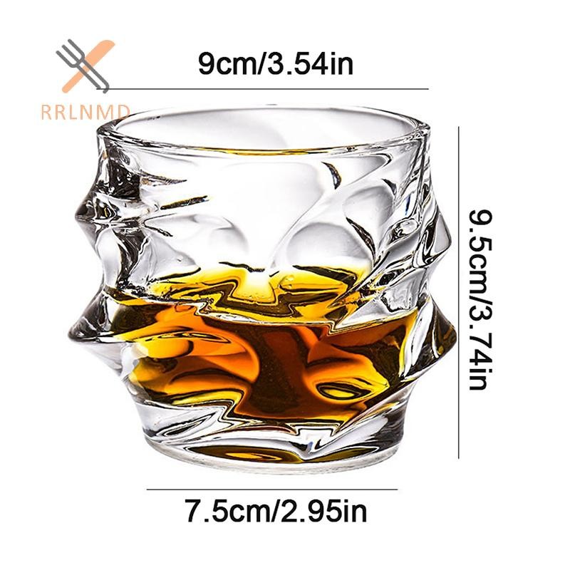 Rrlnmd 330ML Trong Suốt Whisky Thủy Tinh Nhật Bản Whisky Kính Cho Scotch Bourbon Rượu Gin Nước Cocktail Vintage Rượu Ly MỚI