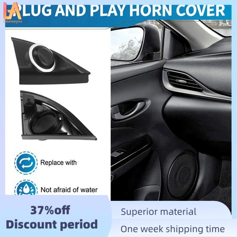 Bảng Cửa Ô Tô Âm Thanh Sừng Bao Tweeter Loa Ba Góc Vỏ Loa Viền Cho Vios Yaris 2013-2019