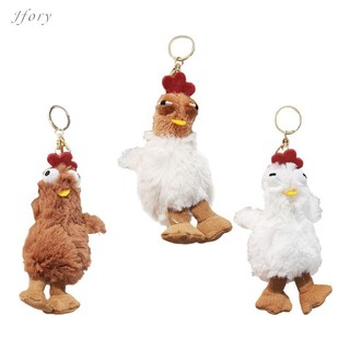 Móc khóa búp bê Jfory Hoạt hình mềm mại treo chìa khóa trang trí cho