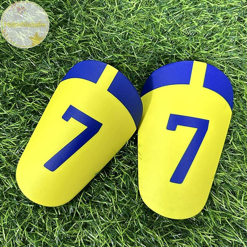 HdmNatalie 1 Cặp Bóng Đá Shin Pad Bảo Vệ Chân Chống Mài Mòn Chống Sốc Thấm Hút Chân Bảo Vệ Huấn Luyện Shank Board VN