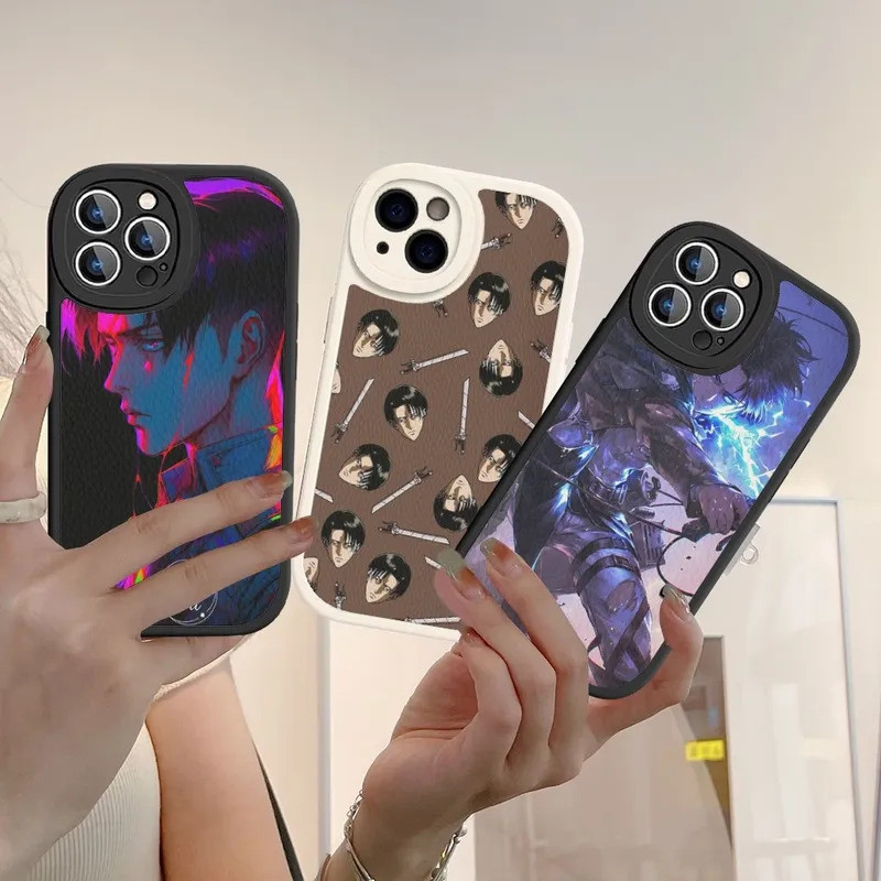 TP-1 Levi Ackerman Attack On Titan Ốp Điện Thoại Da Cứng Cho IPhone 16 17.15 14 13 12 Mini 11 14 Pro Max Xs X Xr 7 8 Plus