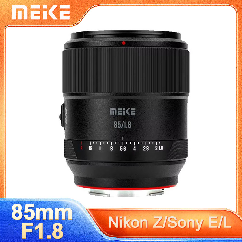 Meike Objectif 55 Mm F1.8 Pro FE-Mount Auto Focus Plein Cadre STM Prime Pour Appareils Photo Sony E-Mount A7 A7R A7IV A7R IV A7III A7RII A7RIII A7SIII A9 A7C A7CII