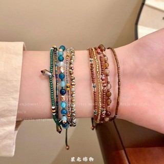Vòng tay đính cườm nhiều lớp Merad Color Retro dành cho nữ