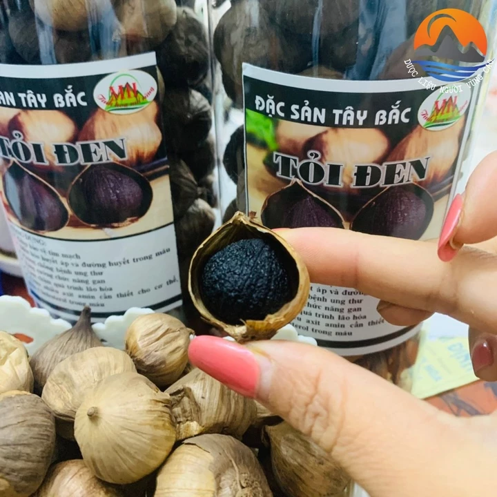 Tỏi đen cô đơn Yên Châu, Sơn La chính hãng loại 1 (500g,1kg). Tỏi đen một nhánh, 1 nhánh Tây Bắc lên men tự nhiên
