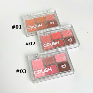 [ODBO] Bảng Phấn Mắt ODBO 5 ô Eye Blush Crush Palette Tự Nhiên, Mềm Mại Trang Điểm Nữ