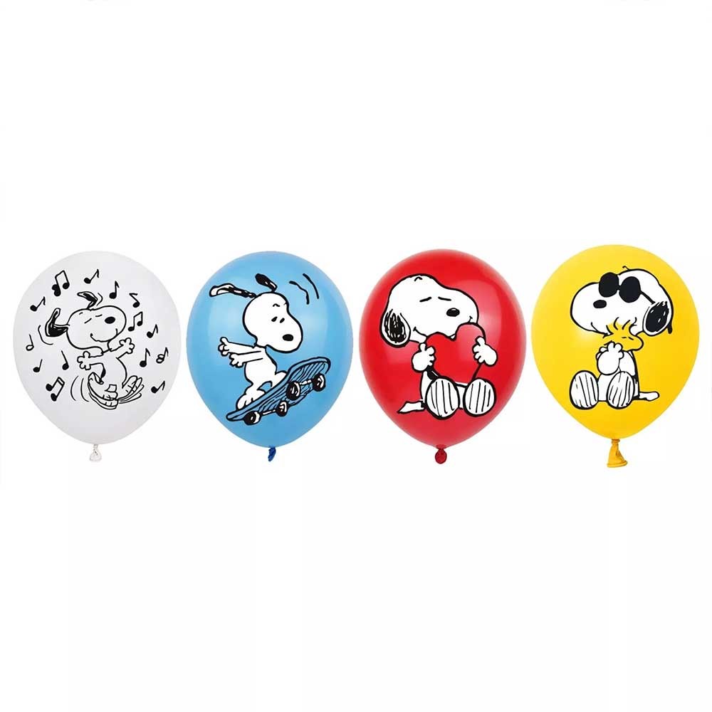 Snoopy Birthday Decoration Set Snoopy Theme Birthday Party Balloon Cake Topper Decoration Banner Decoration Set