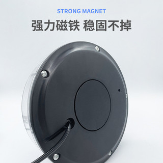 Xe 24LED Tròn Từ Cảnh Báo Ánh Sáng Kỹ Thuật Xe Tín Hiệu An Toàn Đèn Nhấp Nháy 12-24V
