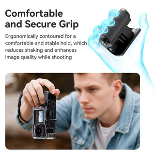 Dành Cho DJI Action 5 Pro / Insta360 AcePro2 Bộ Điều Khiển Camera Đường Phố GoPro 13 Phụ Kiện Máy Ảnh Thể Thao