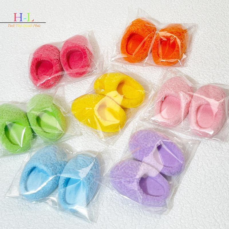 HL 1 / 12 Nhà Búp Bê Mô Phỏng Dép Sang Trọng Mô Hình Nhà Búp Bê Thu Nhỏ Giày Trang Trí Búp Bê Phụ Kiện Trang Phục LMWU