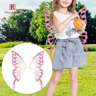 [hilabee] 1 Cặp Bướm Ren Đính Cổ Tích Cánh May Trên Miếng Dán May Trang Trí DIY Quần Áo Trang Trí Cho Mũ / Túi Trang Trí
