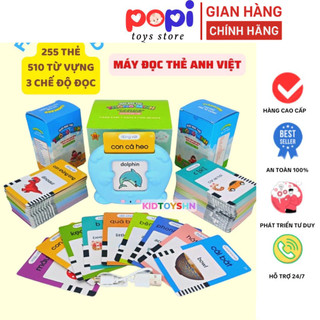 Máy Đọc Flashcard  224 Từ Khoá Và 20 Chủ Đề Thẻ Tiếng Anh,Máy Học Tiếng Anh