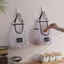 Túi treo tất đồ lót WOODNEST, Túi đựng rau rỗng dung tích lớn, Tay cầm mở rộng bền có thể tái sử dụng Túi lưới nhà bếp tại nhà