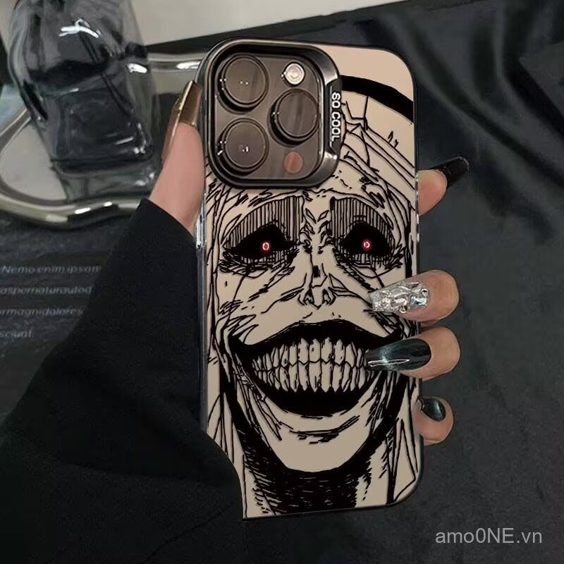 Ốp lưng Anime Solo Leveling cho iPhone 16 15 11 14 13 12 Pro Max Plus, vỏ cứng chống sốc