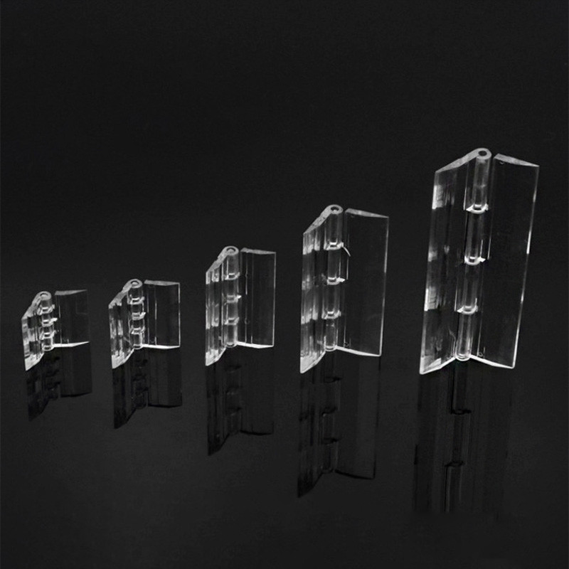 10 Chiếc Nhựa Trong Suốt Gấp Bản Lề Bền Trong Suốt Acrylic Bản Lề Dụng Cụ Tủ Phần Cứng Nội Thất Tủ Cửa Bản Lề