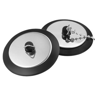 METALWRK 1 nút chặn thoát nước bồn tắm silicon 4/4.3/5cm có dây xích, cao su đa năng bền