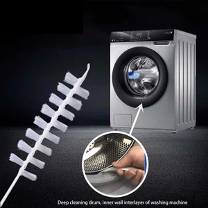 XOITU 1 Bàn Chải Làm Sạch Trống Máy Giặt Bàn Chải Bụi Máy Sấy Tản Nhiệt Bên Trong Tay Cầm Bàn Chải Dài Làm Sạch Nhà VN