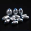 ROLY 20 Chiếc Chìm Trọng Lượng Câu Cá, Chì Câu Cá Cá Chép, 2024 3g / 4g / 5g / 6g / 7g / 8g / 9g / 10g Hợp Kim Thép carbon Chất Liệu Trọng Lượng Rỗng Mồi Chì Trọng Lượng Cá Chép Câu Cá