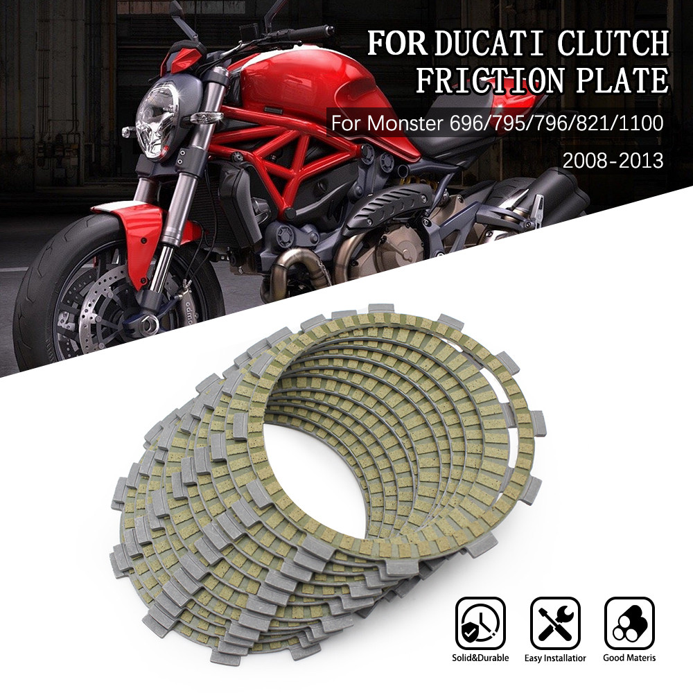 Xe Máy Ma Sát Đĩa Ly Hợp Đĩa 11 Chiếc Cho Ducati Monster 796 2011-2013 696 2008-2013 795 1100