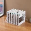 Acrylic 12 khe để bàn Ghi âm Giá đỡ hiển thị CD Giá đỡ lưu trữ Mặt bàn Bộ sưu tập Album [BK]