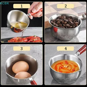 Nồi Sốt Sữa Chảo Nấu Súp Dầu Ấm Nồi Cảm Ứng Bơ Melg Mì Cà Phê Nồi Đun sôi [BK]