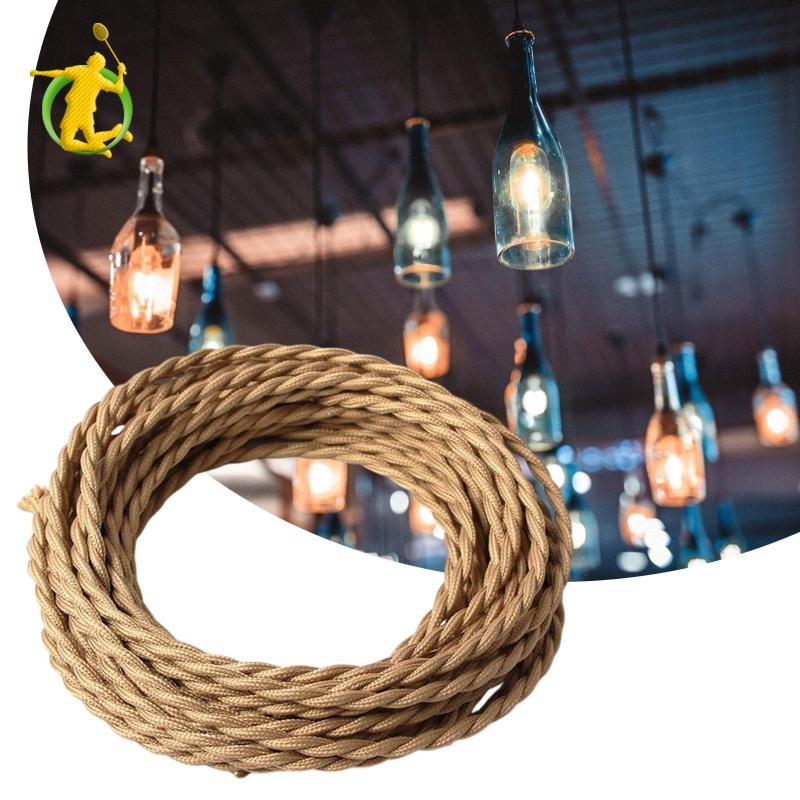 Dây đèn dây chuyền, Cáp đèn, Vintage, DIY, Dây đèn chiếu sáng 5M cho phòng ngủ trang trại công nghiệp
