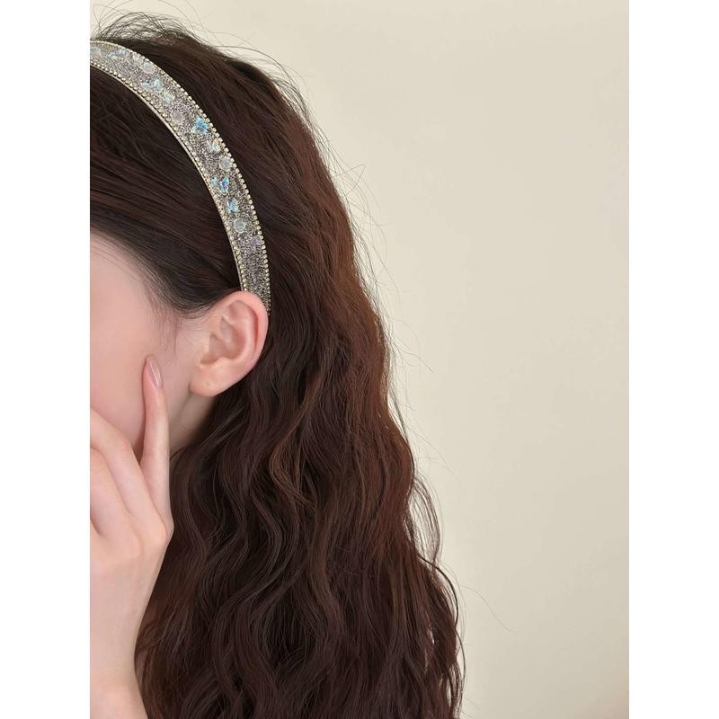 Sang Trọng Phong Cách Thoáng Mát Bướm Vỡ Pha Lê Đầu Nữ Cao Cấp Thời Trang Băng Đô