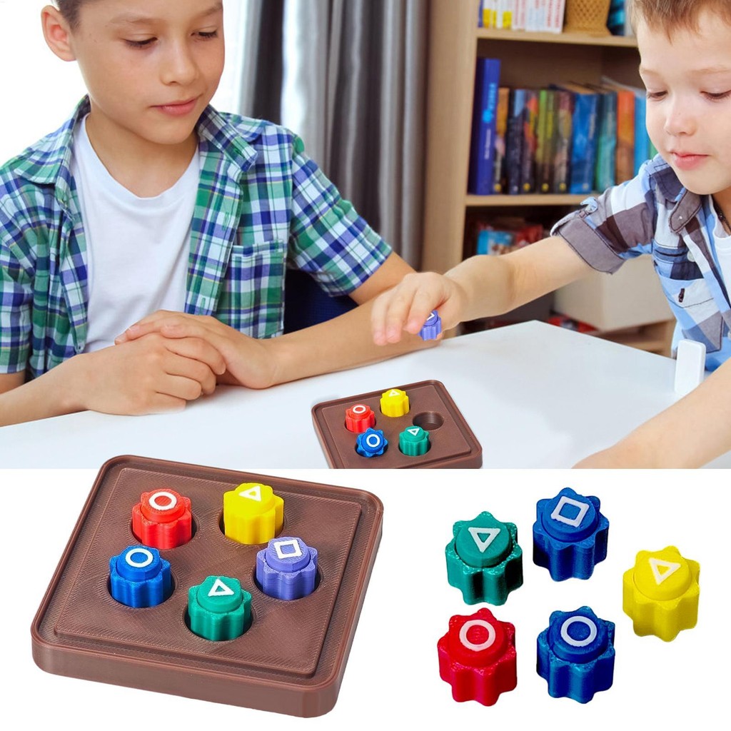 Squid Game 2 Gonggi Stones Trò Chơi Mực 2 Đá Gonggi Trò Chơi Hàn Quốc Đá Truyền Thống Bắt Trò Chơi In 3D 5 Màu