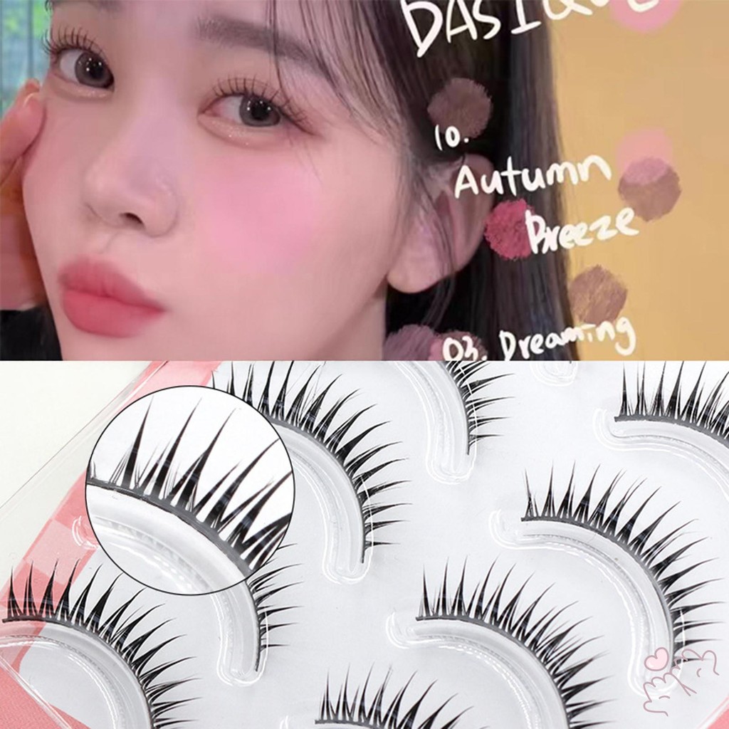 5 Cặp Lông Mi Giả Một Mảnh Trang Điểm Nối Mi Dải Cho Cuộc Sống Hàng Ngày Hoặc Những dịp Quan Trọng