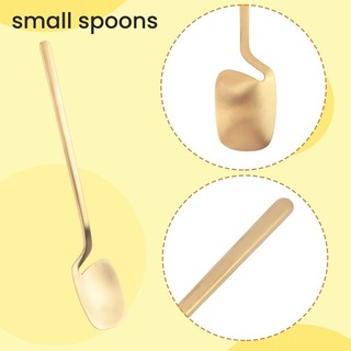 Thìa Cà Phê, 6 Thìa Espresso, Thìa Nhỏ Bằng Thép Không Gỉ 5.6 Inch Thìa Nhỏ Trà Thìa Nhỏ (Vàng)