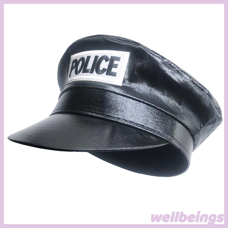 Wellb Cho Cảnh Sát Sĩ Quan Mũ Du Thuyền Thuyền Trưởng Mũ Đội Trưởng Trang Phục Nam Ngộ nghĩnh Pu Newsboy Hà