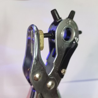 Kìm Bấm Lỗ Dây Nịt Kapusi K-8158 thép carbon, cán được bọc nhựa, có trợ lựcKouritsu Kapusi Official Store