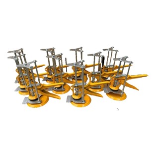 [Loại TO DÀY] Combo 10 kích nâng gạch ốp lát tường , con đội kê gạch men ốp tường 3 trụ