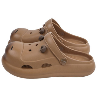 XIXITIAO Giày Sandal Nam Nữ Vui Nhộn Mùa Hè 2025 Phong Cách Mới EVA Đế Mềm Cá Tính Kapibara Cha Mẹ-Con Đi Biển Lỗ Giày