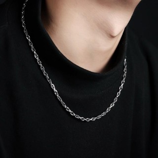 Dây chuyền nam thiết kế đơn giản dễ đeo chất liệu titan không gỉ