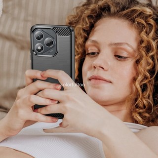 Ốp Điện Thoại Honor 400 Lite 5G 2025 Cho Honor 400 Lite 400pro 400Lite Honor400 5G Matte Carbon Fiber Silicone TPU Vỏ Mềm Chống Rơi Chống Sốc Ốp Lưng Bảo Vệ