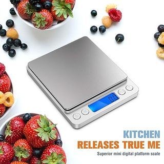 [Chính Hãng] Cân Tiểu Ly Điện Tử I2000, Cân Điện Tử Nhà Bếp 3kg Kèm Khay Đựng Đồ Tiện Lợi