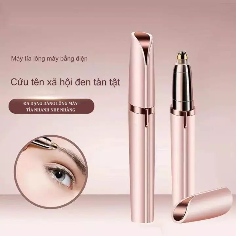 Bút tỉa lông mày cao cấp thiết kế nhỏ gọn,Máy Tỉa lông mày đa năng tiện lợi dễ dàng sử dụng dành
