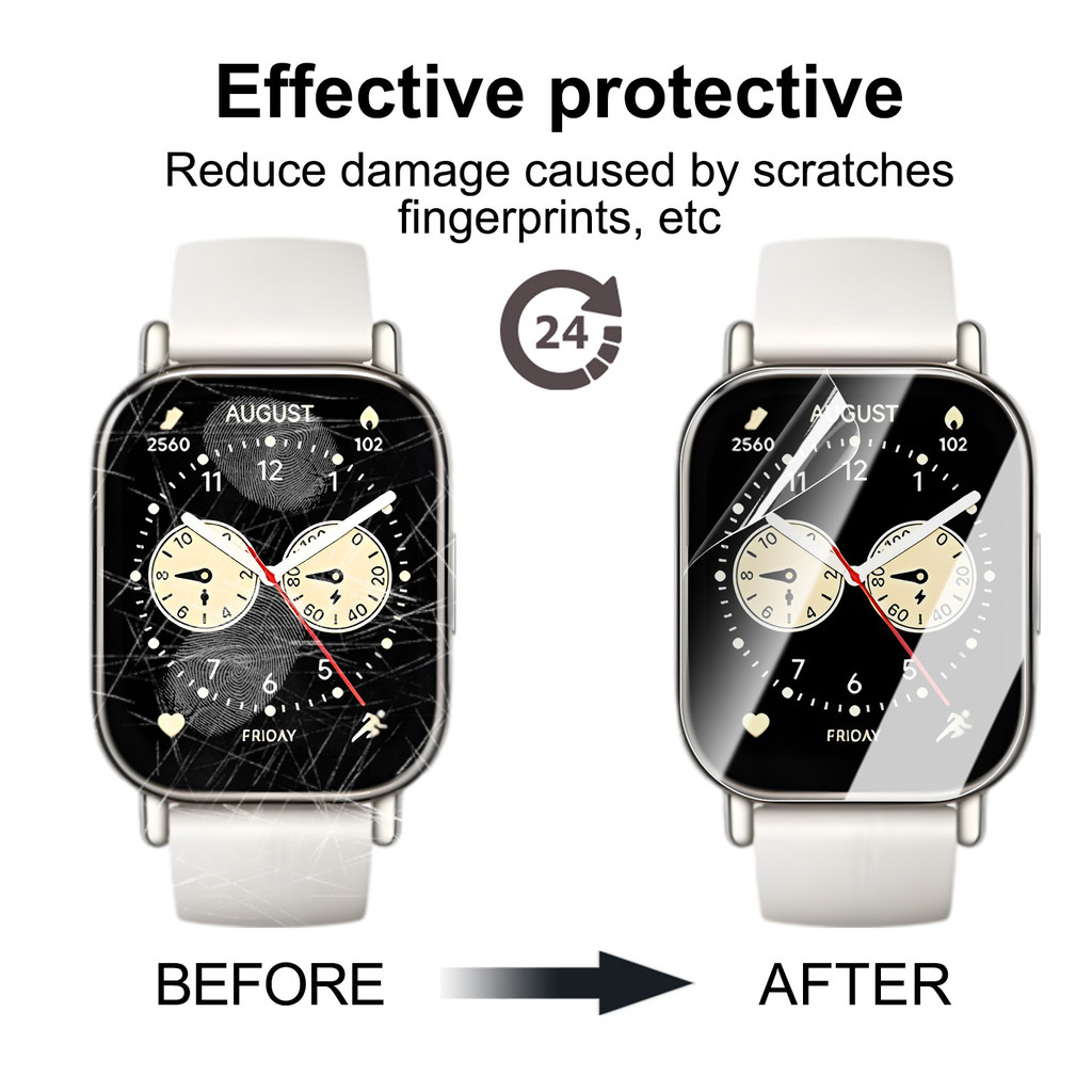 Phim màn hình di động mềm cho Redmi Watch 5 - Clear Not Tempered Glass Full Cover Film - Phim bảo vệ màn hình trong suốt đa năng