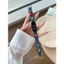 Dây Đeo Hoa Da Denim Dễ Thương Cho Xiaomi Smart Band 10 9 8 NFC Slim Woman Vòng Tay Dây Đeo Xiaomi Mi Band 9 10 Dây Đeo Thay Thế Phụ Kiện