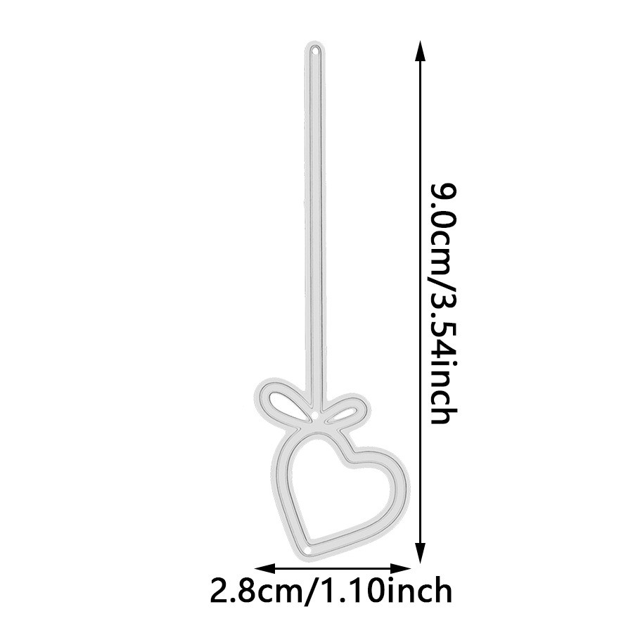 Mặt Dây Chuyền Tình Yêu Phụ Kiện Tình Yêu Sổ Lưu Niệm Cắt Khuôn DIY Kim Loại Thép Carbon Cắt Chết Dập Nổi Khắc Mẫu Sổ Lưu Niệm Giấy Thủ Công Trang Trí